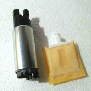 High Performance Electric Fuel Pump with Fuel Filter Strainer | Durable EFI Petrol Fuel Pump Replacement for Bikes, Scooters & Cars