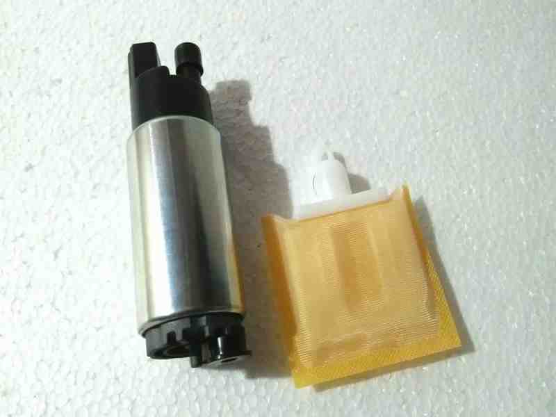 High Performance Electric Fuel Pump with Fuel Filter Strainer | Durable EFI Petrol Fuel Pump Replacement for Bikes, Scooters & Cars