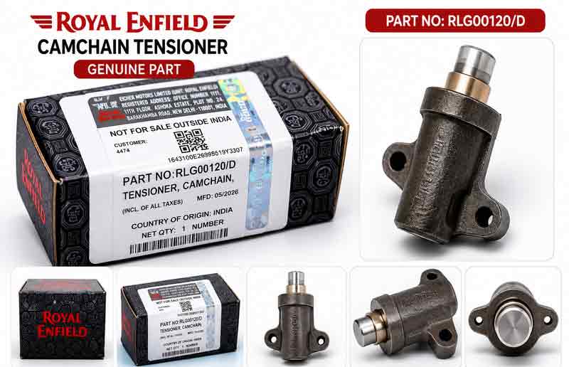 Himalaya 450cc Genuine Royal Enfield Cam Chain Tensioner RLG00120/D - Image 2