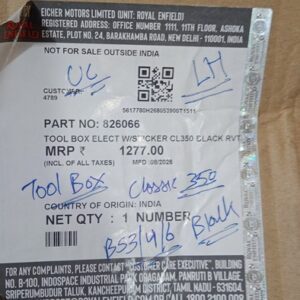 PART-NO-826066-TOOL-BOX-ELECT-W-STICKER-CL350-BLACK-RVT
