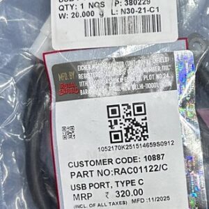 PART-NO-RAC01122C