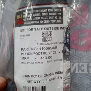 PART-NO-1100650B-PILLION-FOOTREST-CLEVIS-SUE