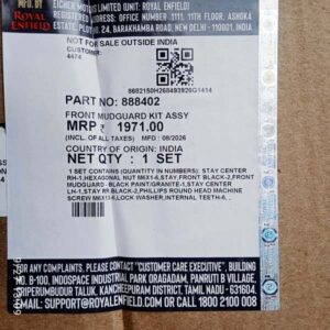 PART-NO-888402-FRONT-MUDGUARD-KIT-ASSY