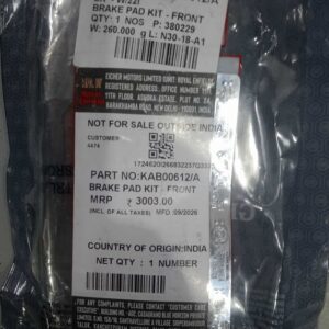 PART-NO-KAB00612A-BRAKE-PAD-KIT-FRONT