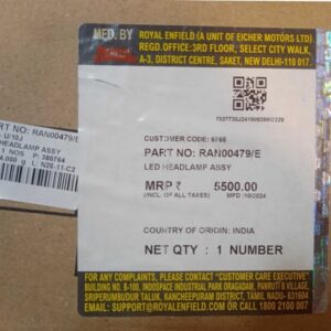 PART-NO-RAN00479E-LED-HEADLAMP-ASSY